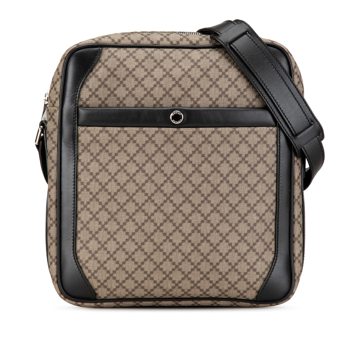 Gucci Diamante Coated Canvas Zip Crossbody