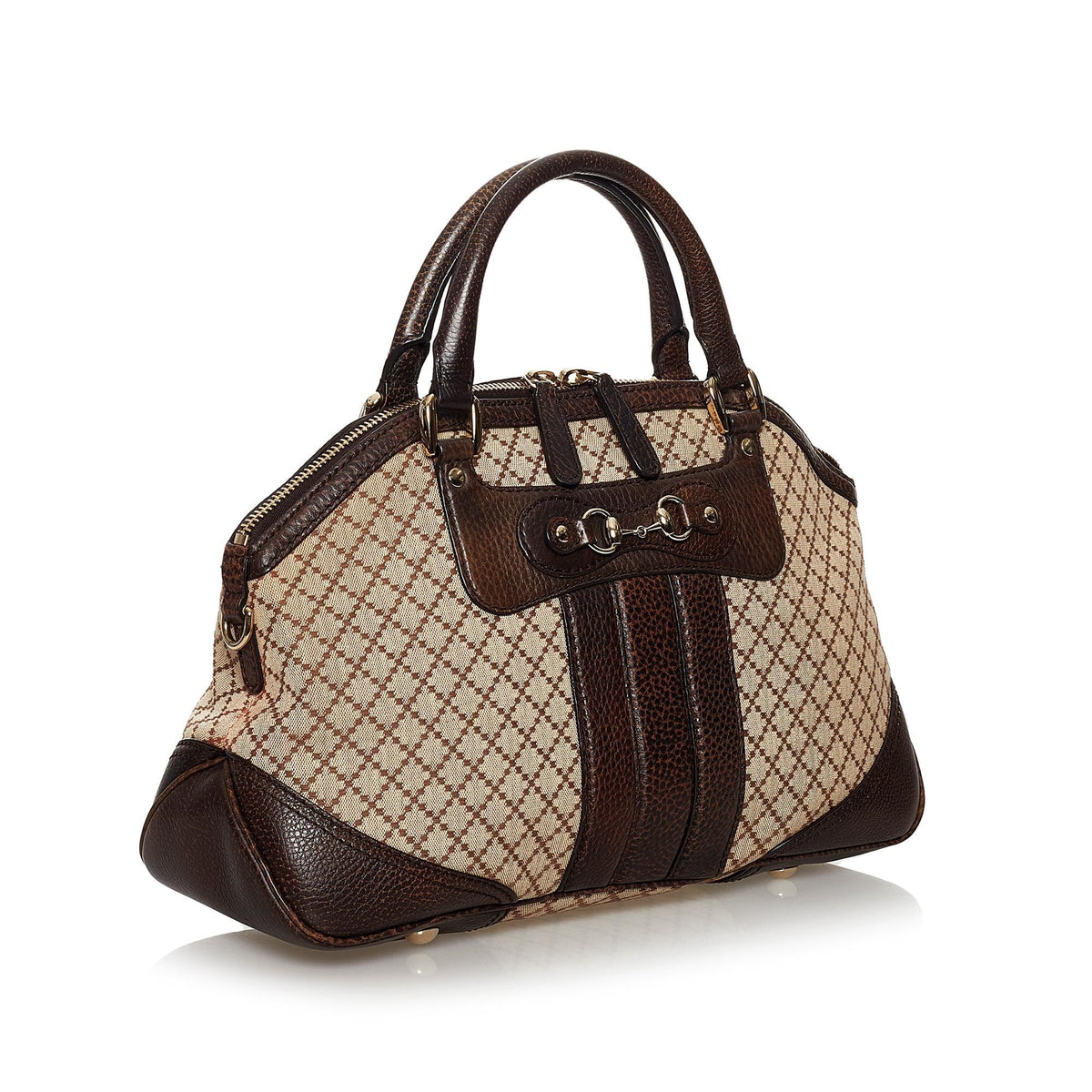 Gucci Diamante Horsebit Catherine Satchel (SHG-30017)