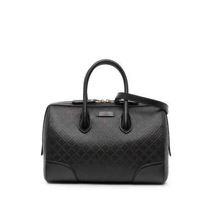 Gucci Diamante Leather Boston Bag