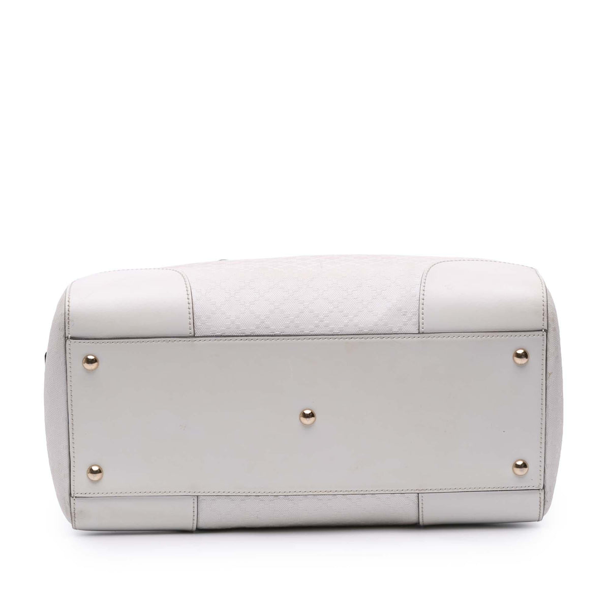 Gucci Diamante Leather Boston Bag