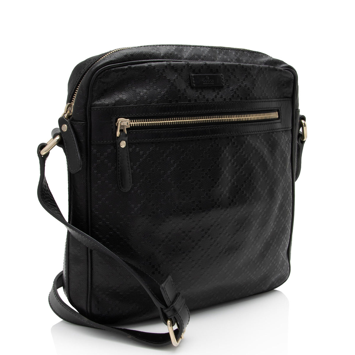 Gucci Diamante Leather Medium Messenger (SHF-2za6Yp)