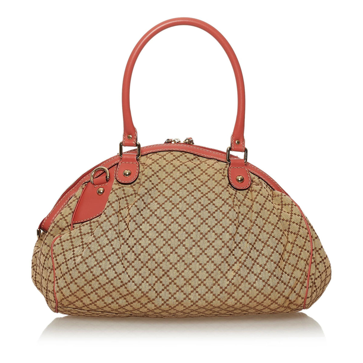 Gucci Diamante Sukey Canvas Satchel (SHG-28357)
