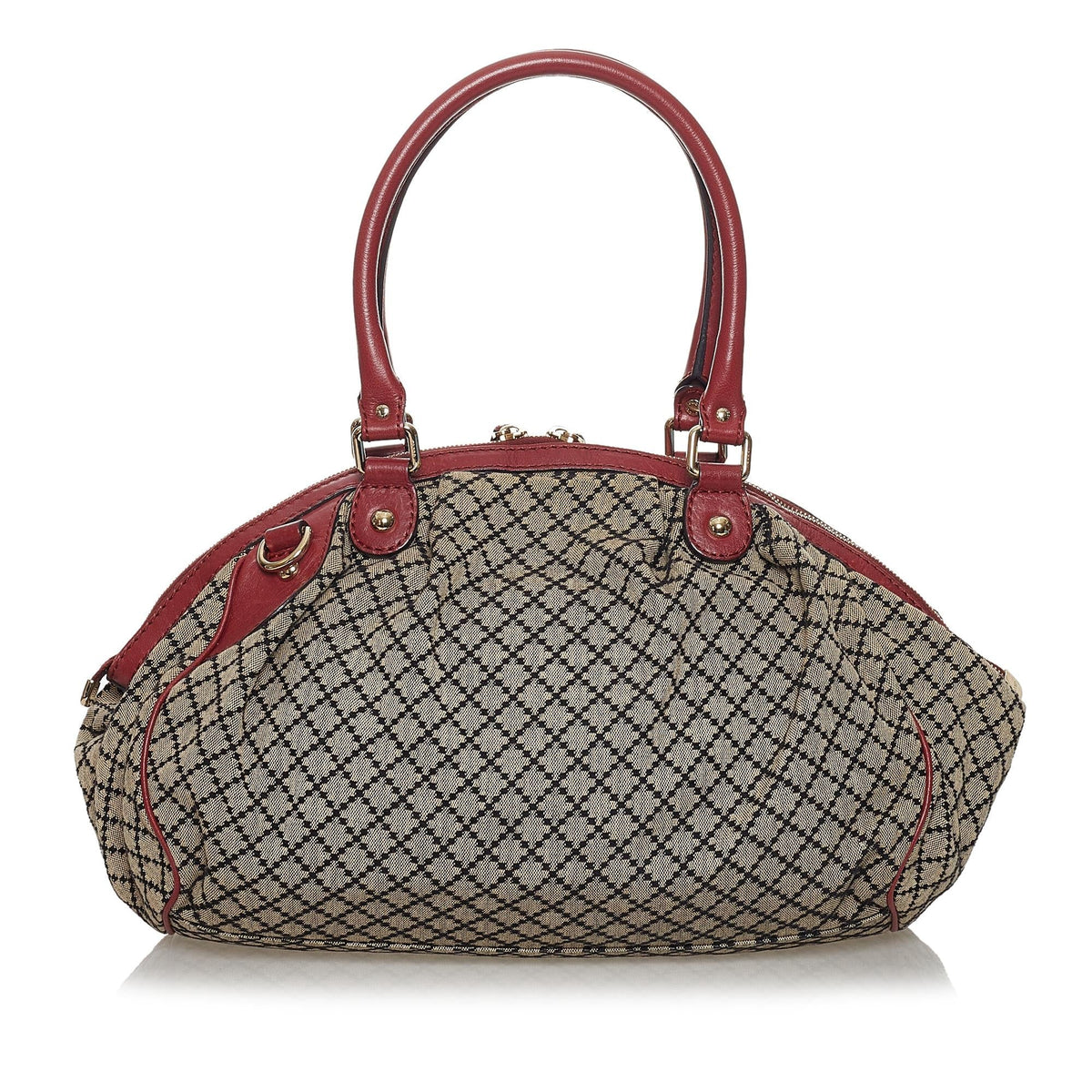 Gucci Diamante Sukey Canvas Satchel (SHG-31216)