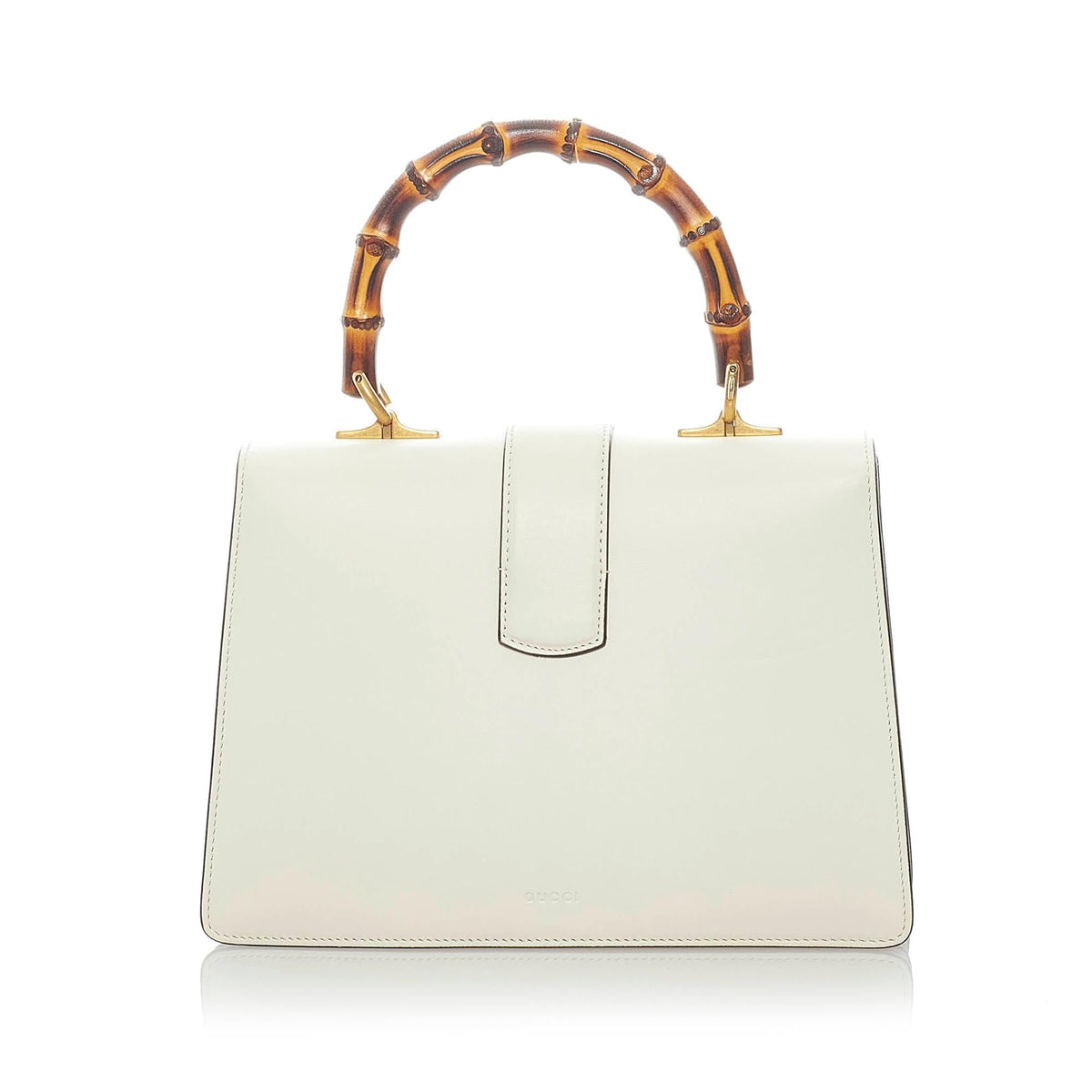 Gucci Dionysus Bamboo Top Handle Leather Satchel (SHG-32019)