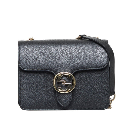 Gucci Dollar Calf Interlocking G Crossbody (SHG-WefOJS)