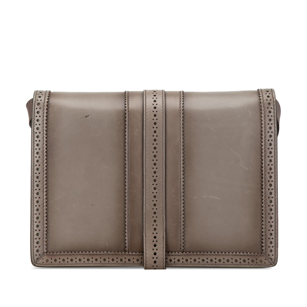 Gucci Duilio Brogue Leather Crossbody (SHG-Cn1jv6)