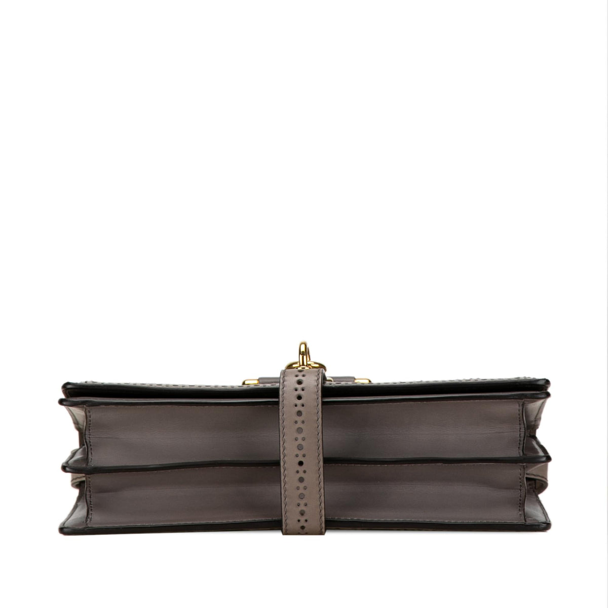 Gucci Duilio Brogue Leather Crossbody (SHG-Cn1jv6)