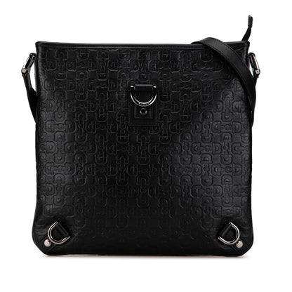 Gucci Embossed Leather Abbey D-Ring Horsebit Crossbody (SHG-qmstig)