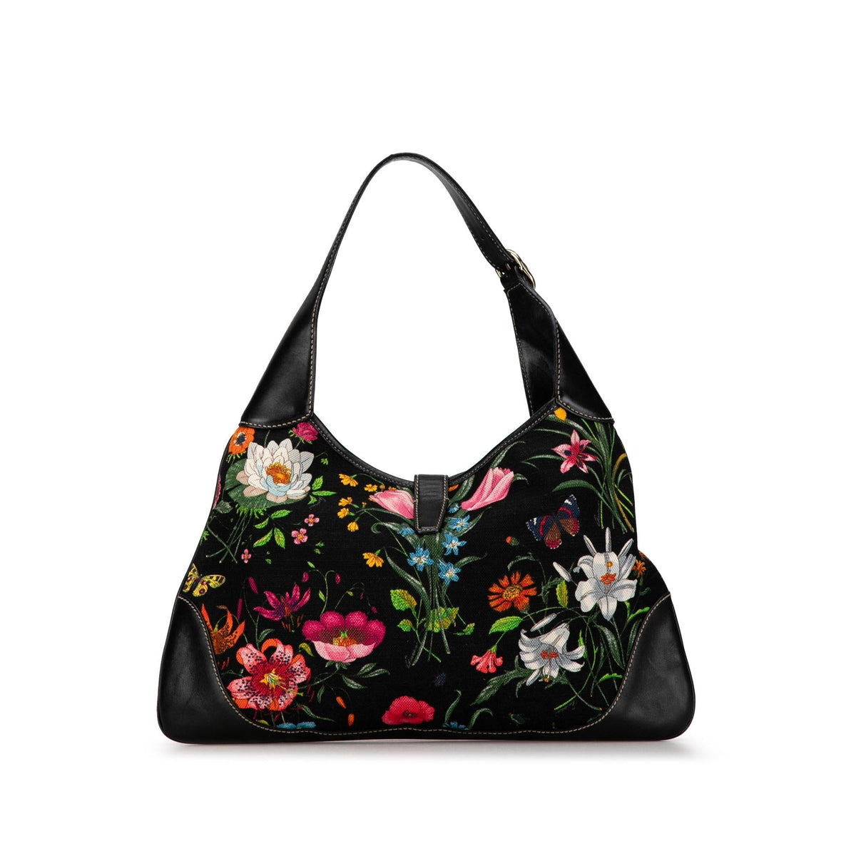 Gucci Flora Canvas Jackie O Bouvier (SHG-N0nf1j)