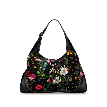 Gucci Flora Canvas Jackie O Bouvier (SHG-N0nf1j)