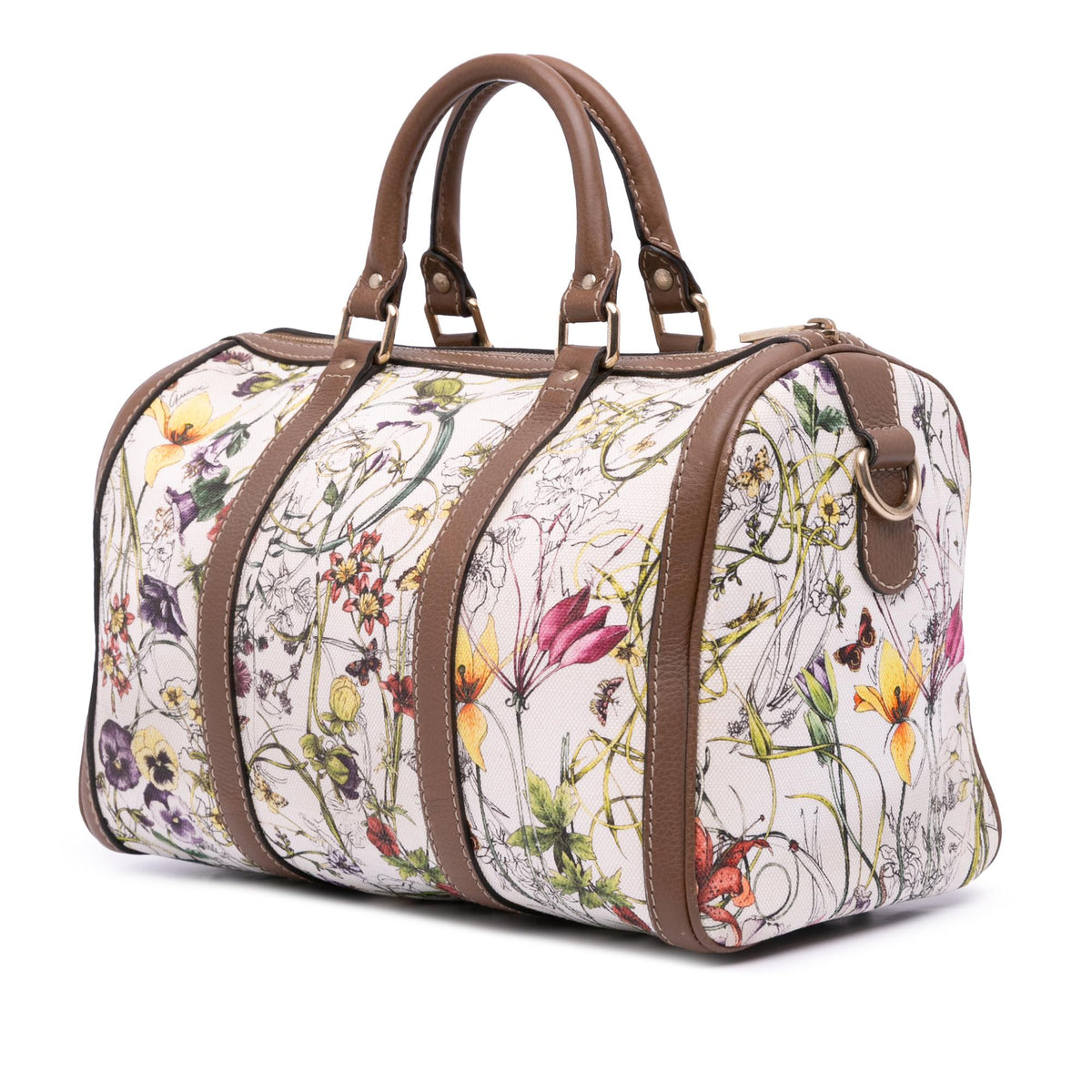 Gucci Flora Canvas Joy Boston Bag