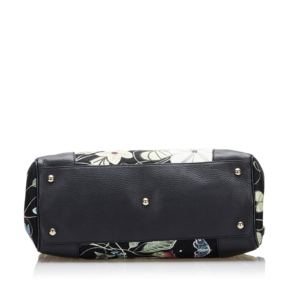 Gucci Flora Knight Bamboo Shopper (SHG-36705)