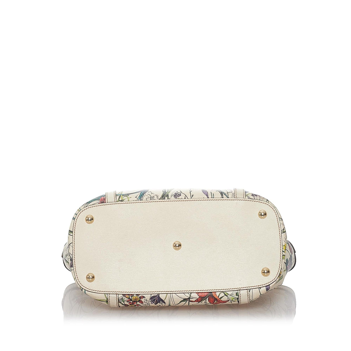 Gucci Flora Nice Leather Handbag (SHG-37333)