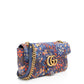 Gucci Floral Matelasse Cotton GG Marmont Small Flap Bag