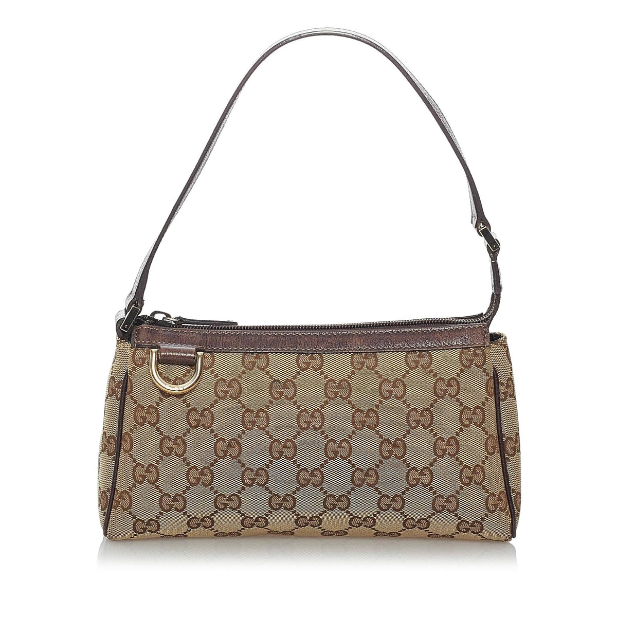 Gucci GG Abbey D-Ring Canvas Baguette (SHG-29572)