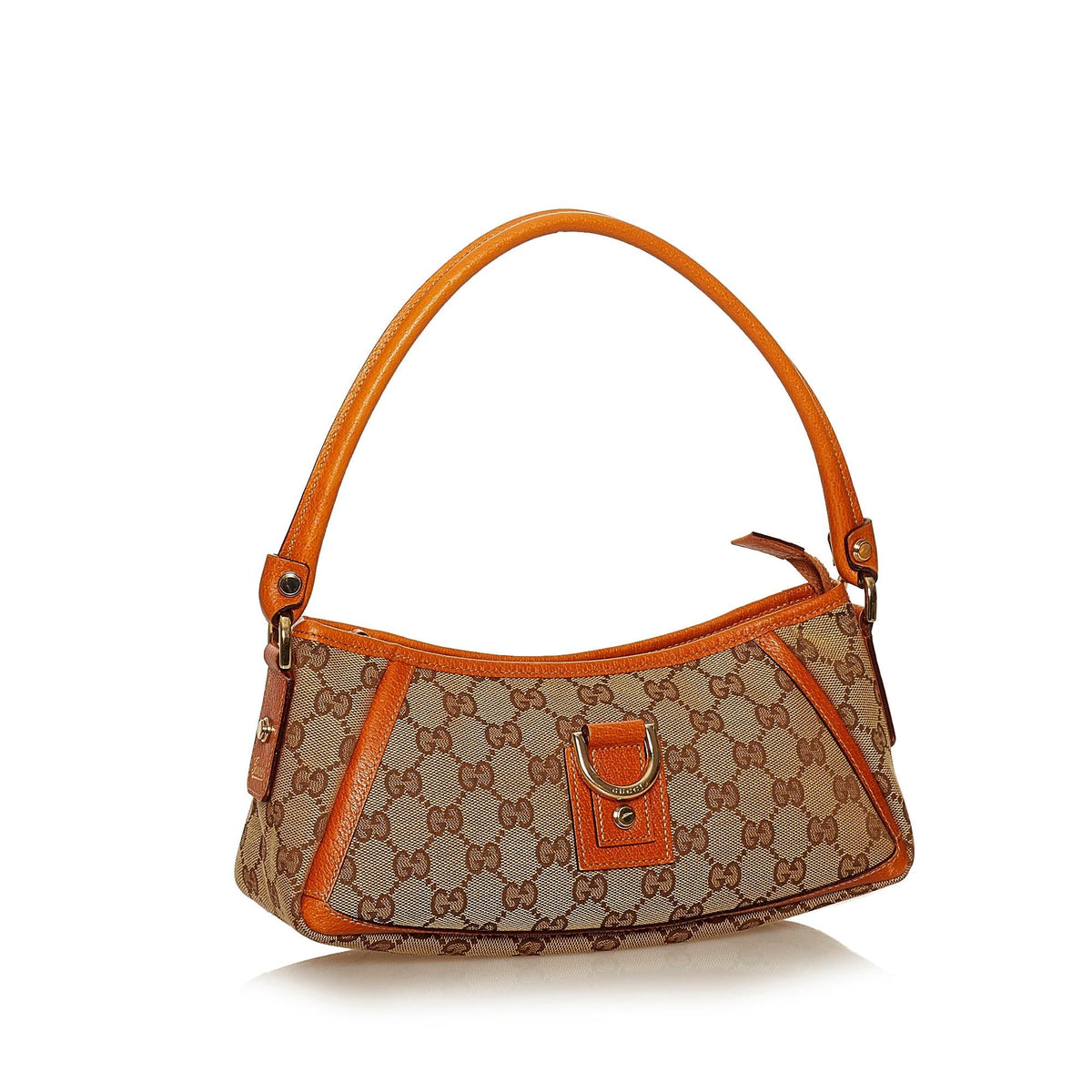 Gucci GG Canvas Abbey D-Ring Baguette (SHG-29430)