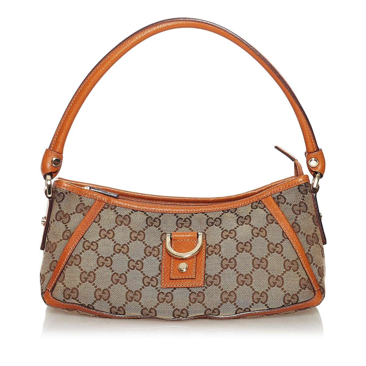Gucci GG Canvas Abbey D-Ring Baguette (SHG-33748)