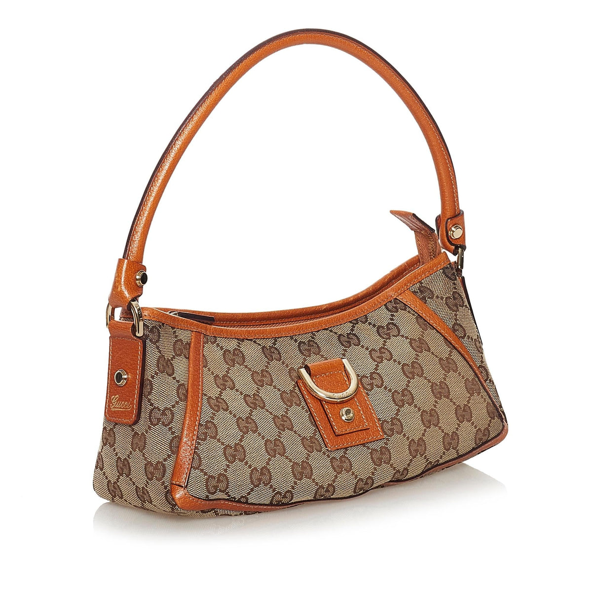 Gucci GG Canvas Abbey D-Ring Baguette (SHG-33748)
