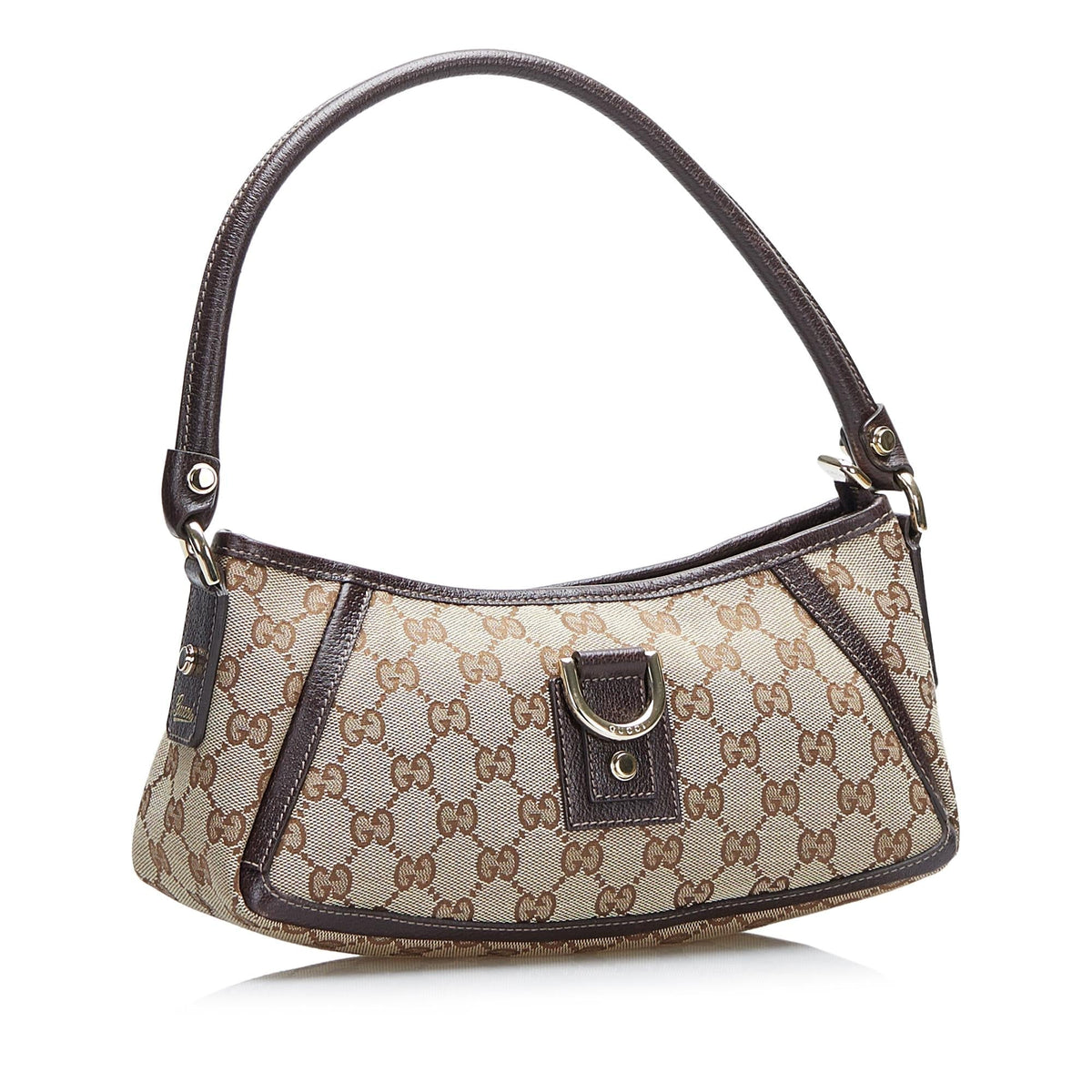 Gucci GG Canvas Abbey D-Ring Baguette (SHG-fGjZS8)