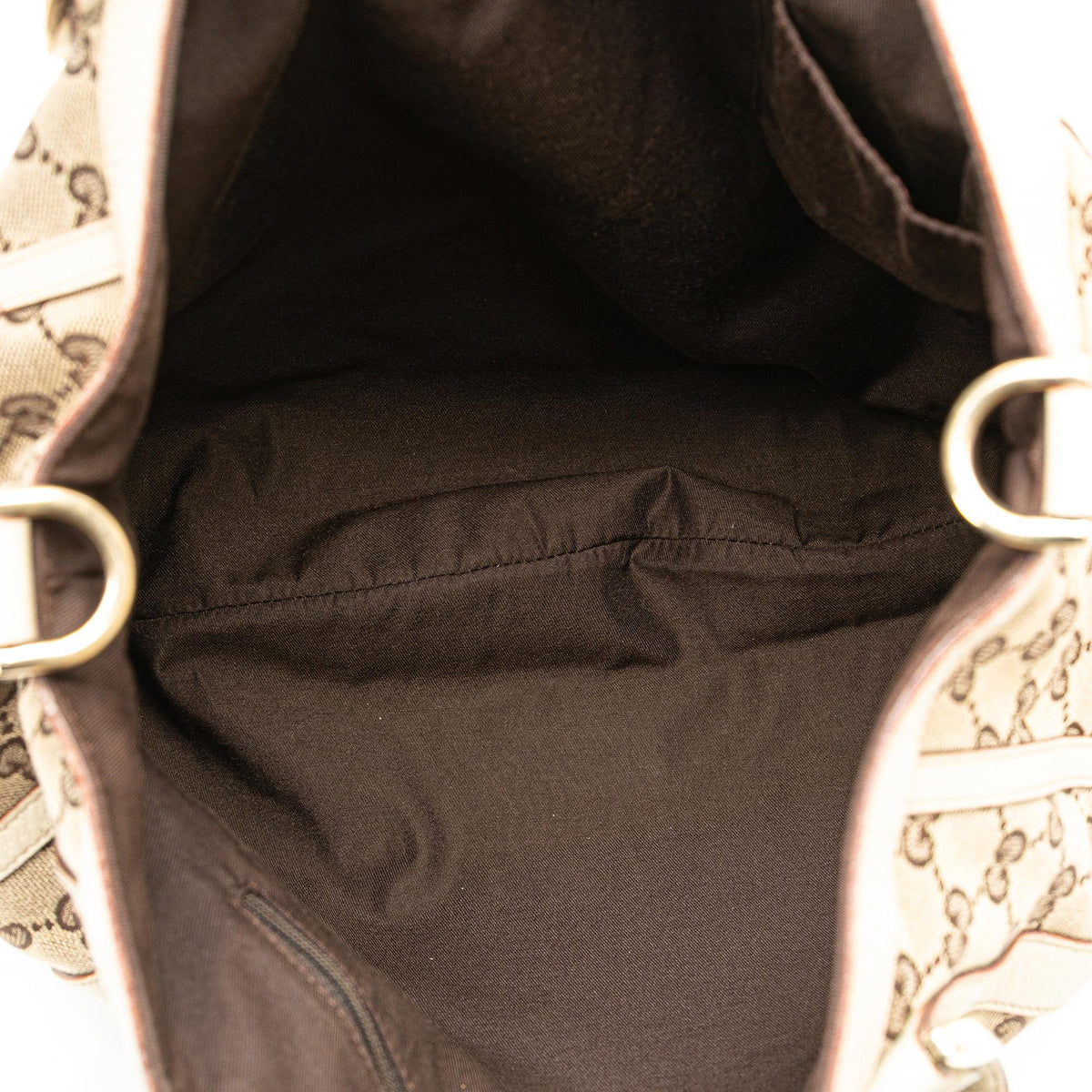 Gucci GG Canvas Abbey D Ring Convertible Satchel