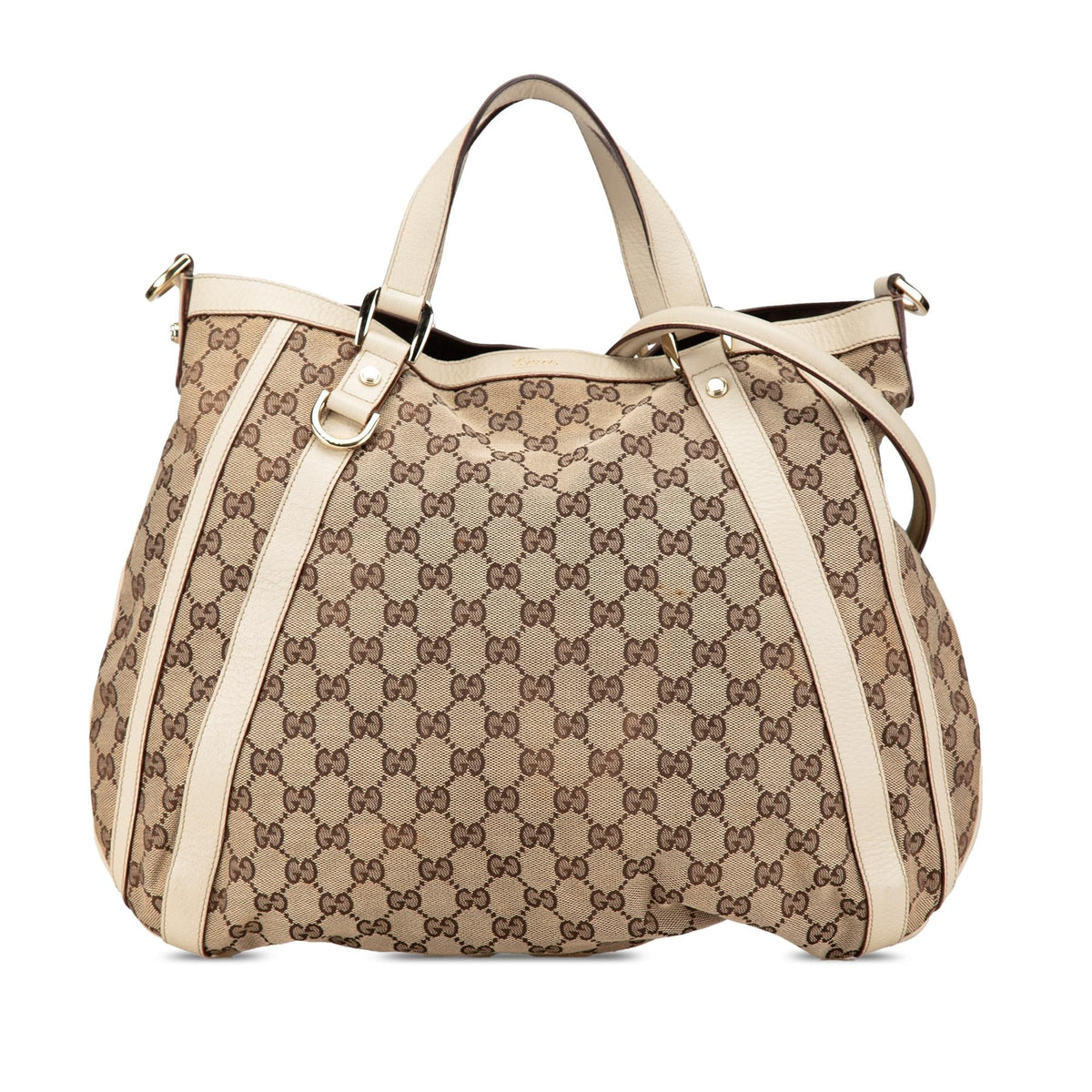 Gucci GG Canvas Abbey D Ring Convertible Satchel