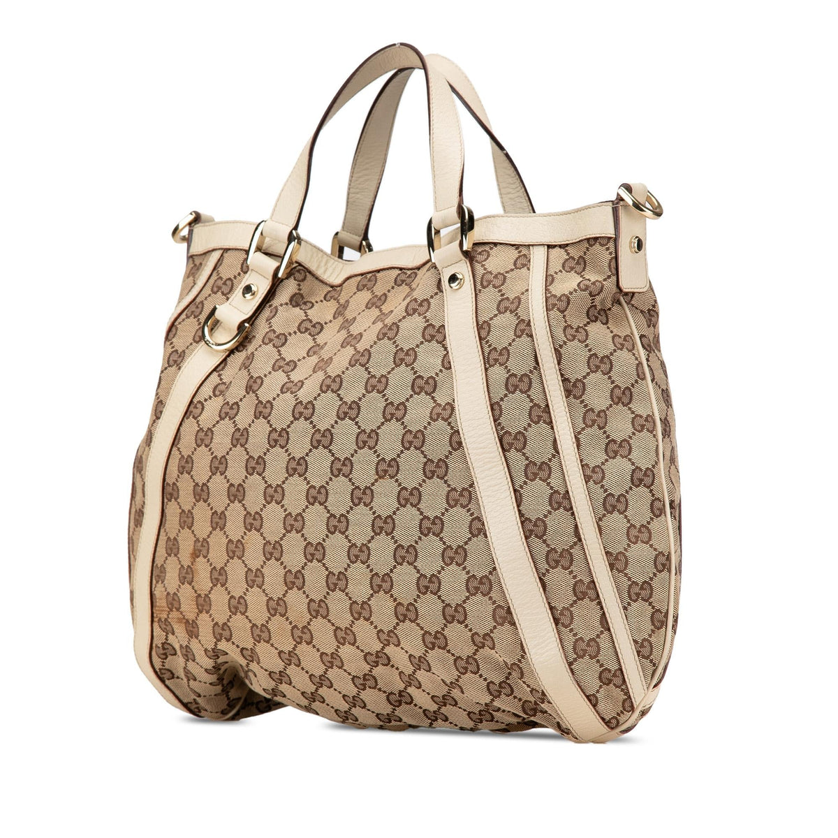 Gucci GG Canvas Abbey D Ring Convertible Satchel