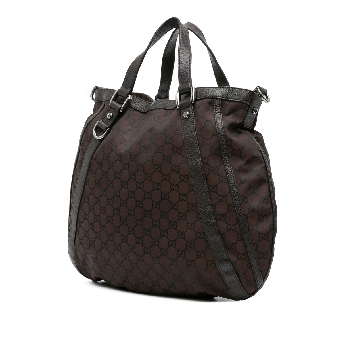 Gucci GG Canvas Abbey D Ring Convertible Satchel