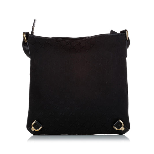 Gucci GG Canvas Abbey D-Ring Crossbody Bag (SHG-28063)