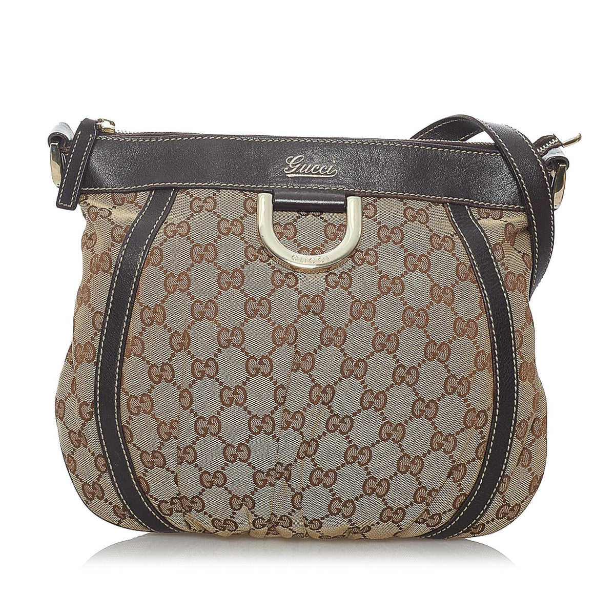 Gucci GG Canvas Abbey D-Ring Crossbody Bag (SHG-29469)