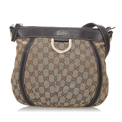 Gucci GG Canvas Abbey D-Ring Crossbody Bag (SHG-29469)