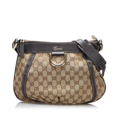 Gucci GG Canvas Abbey D Ring Crossbody Bag (SHG-tOPIPa)