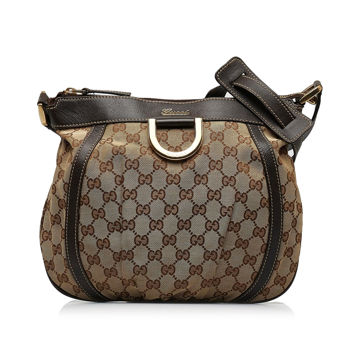 Gucci GG Canvas Abbey D-Ring Crossbody Bag (SHG-ThMn65)