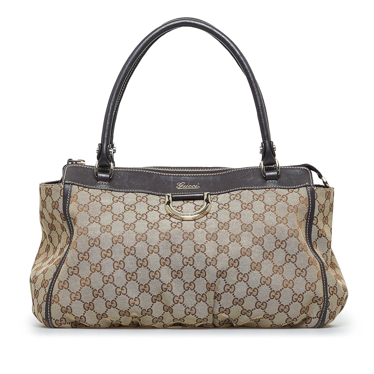 Gucci GG Canvas Abbey D-Ring Handbag (SHG-GWndsi)