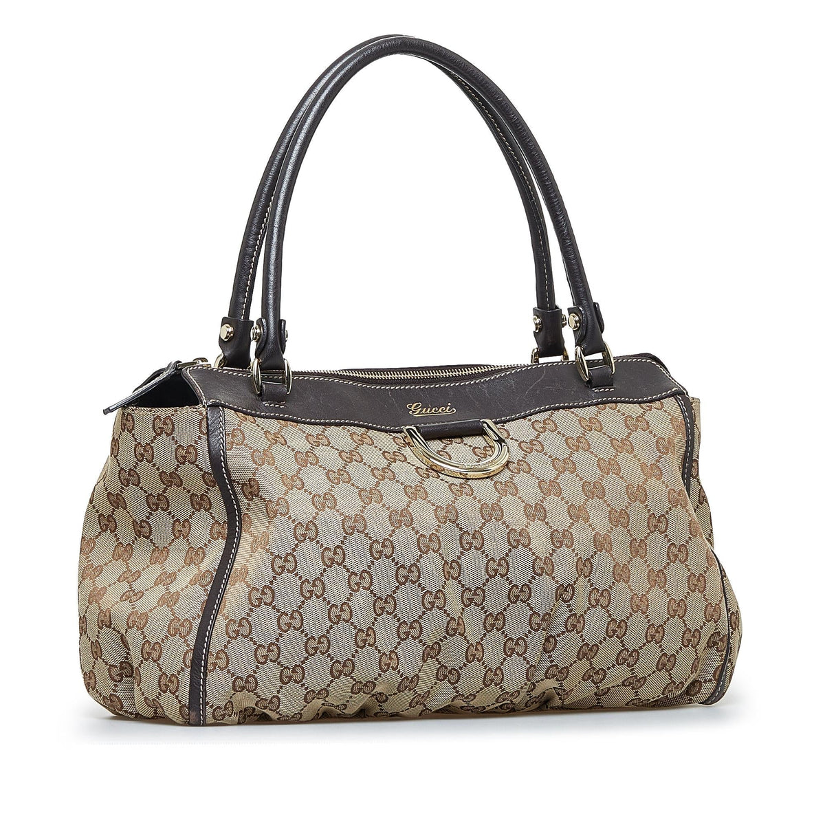 Gucci GG Canvas Abbey D-Ring Handbag (SHG-GWndsi)