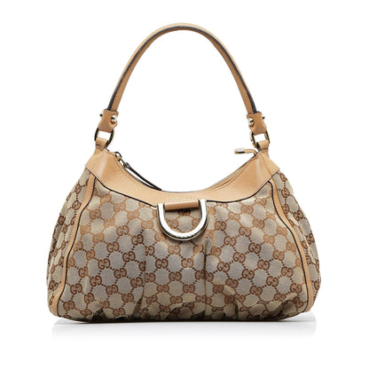 Gucci GG Canvas Abbey D-Ring Handbag (SHG-qiEaFg)
