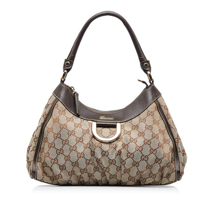 Gucci GG Canvas Abbey D-Ring Handbag (SHG-GBqf3P)