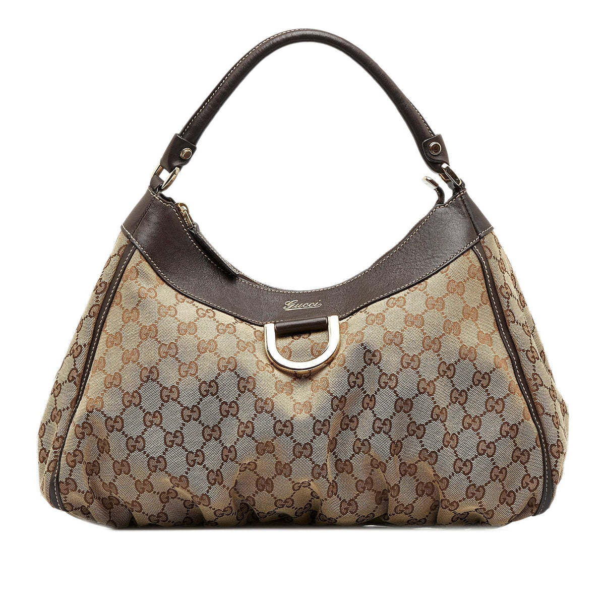 Gucci GG Canvas Abbey D-Ring Handbag (SHG-s9dIye)