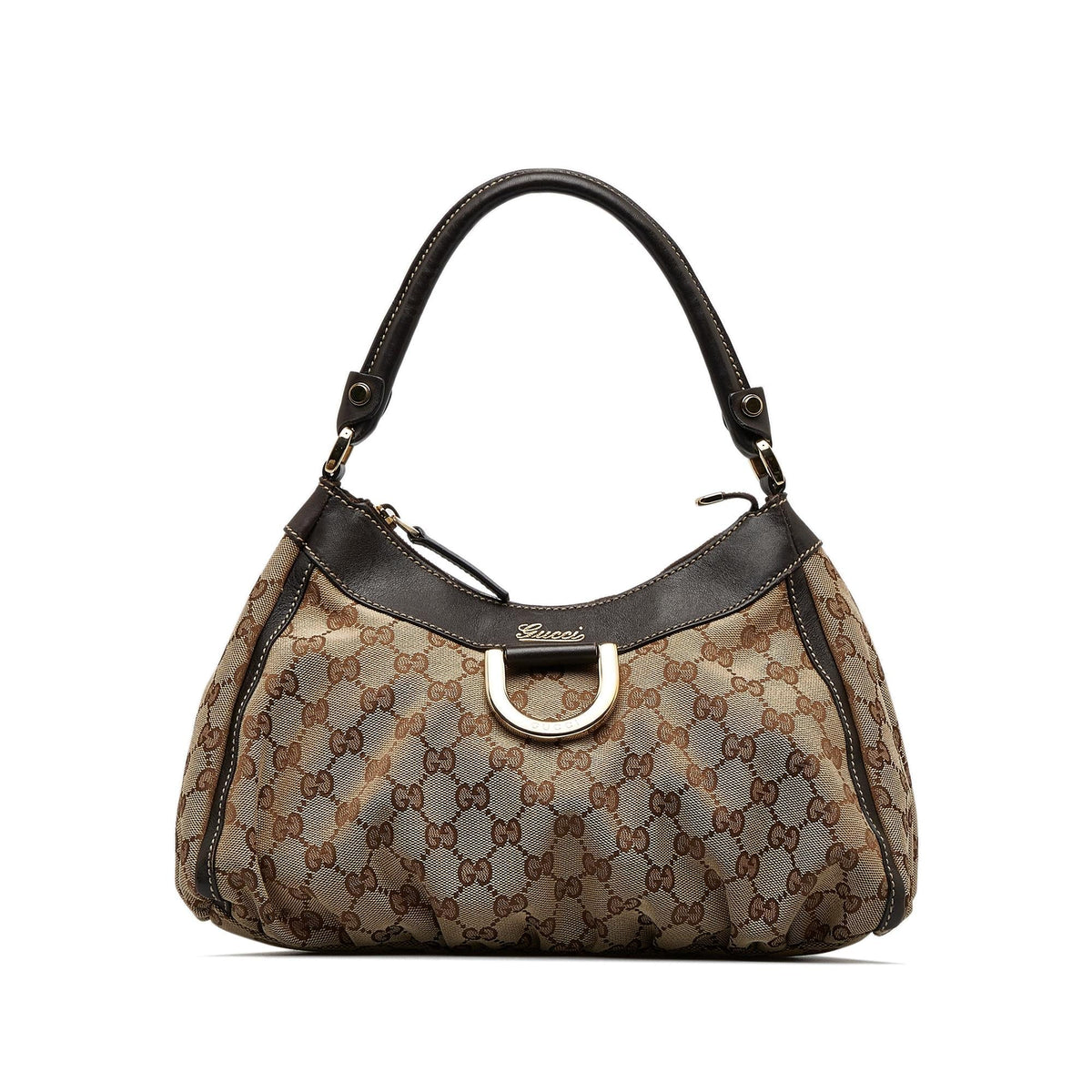 Gucci GG Canvas Abbey D-Ring Handbag (SHG-vki0C5)