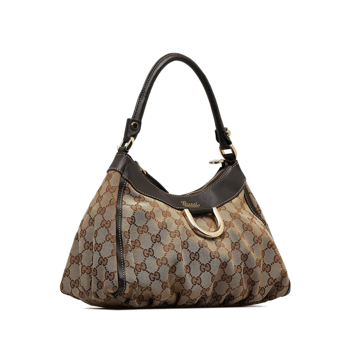 Gucci GG Canvas Abbey D-Ring Handbag (SHG-vki0C5)