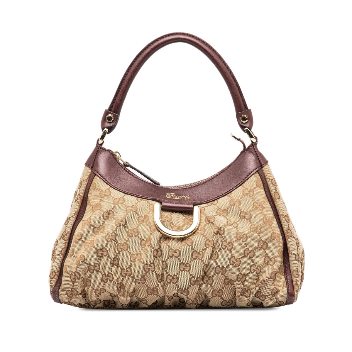 Gucci GG Canvas Abbey D-Ring Handbag (SHG-33rjfk)
