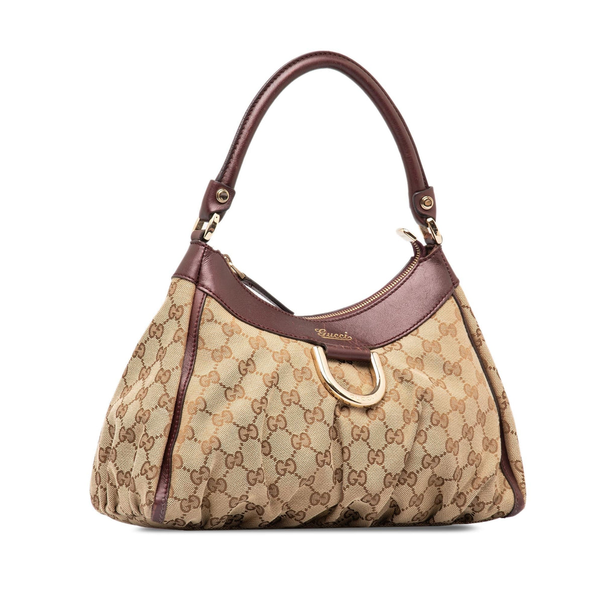 Gucci GG Canvas Abbey D-Ring Handbag (SHG-33rjfk)