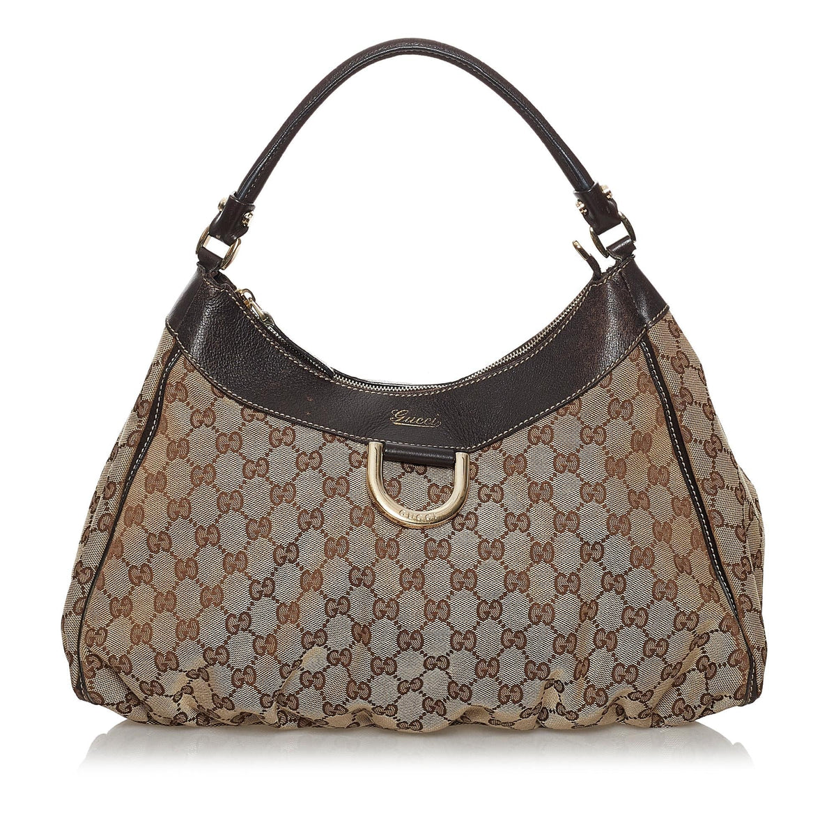 Gucci GG Canvas Abbey D-Ring Hobo Bag (SHG-30330)