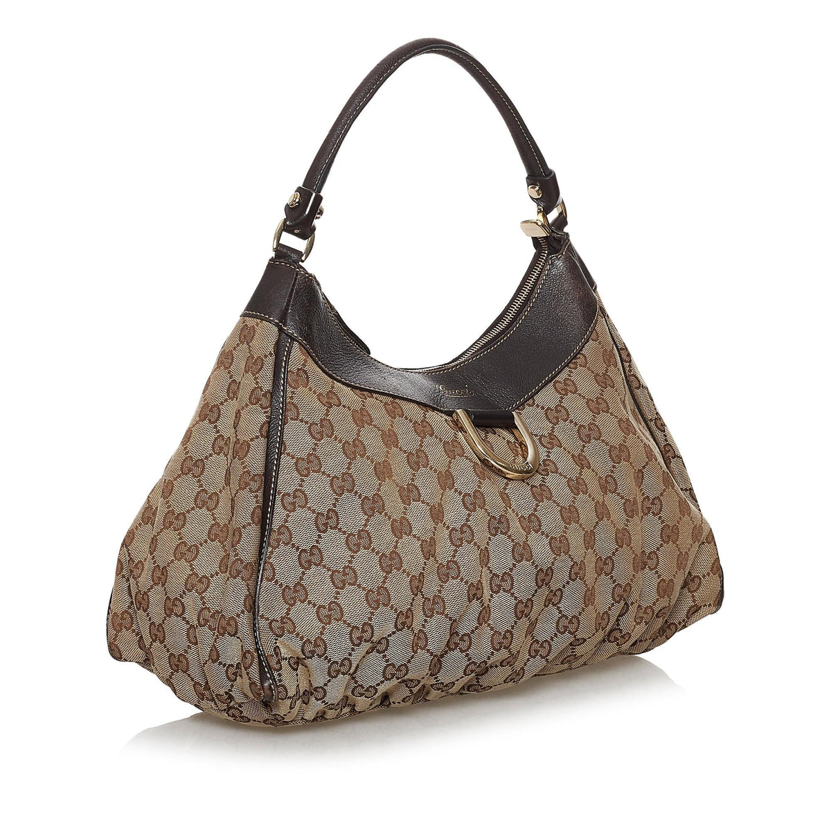 Gucci GG Canvas Abbey D-Ring Hobo Bag (SHG-30330)