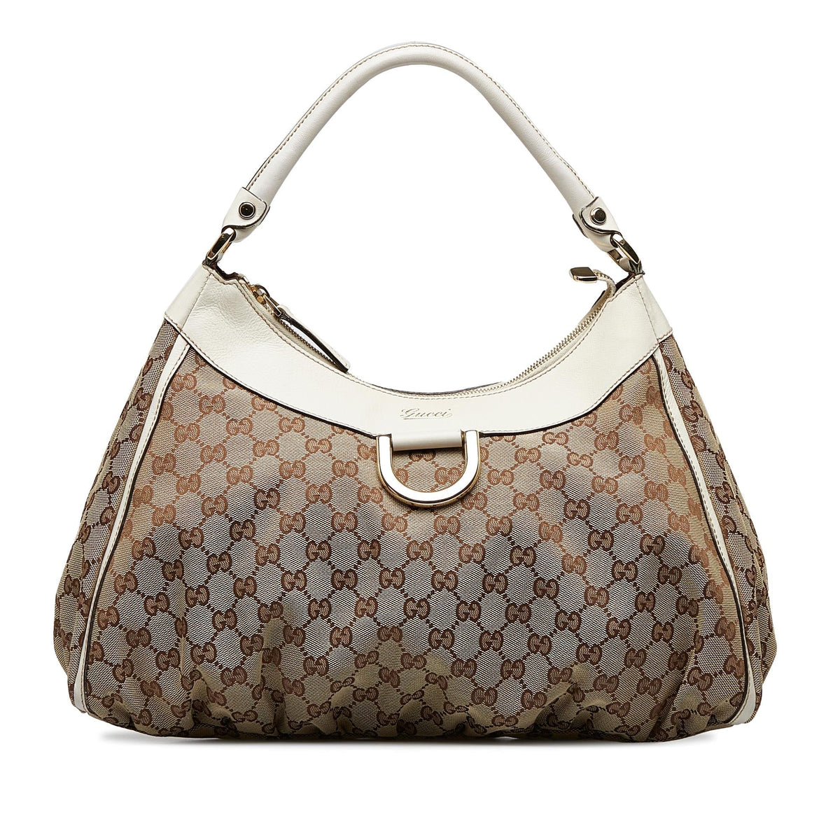 Gucci GG Canvas Abbey D-Ring Hobo (SHG-2f8JeY)