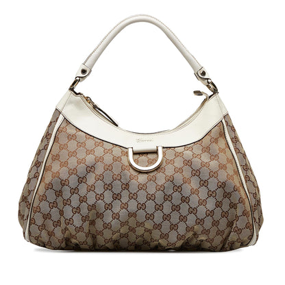 Gucci GG Canvas Abbey D-Ring Hobo (SHG-2f8JeY)