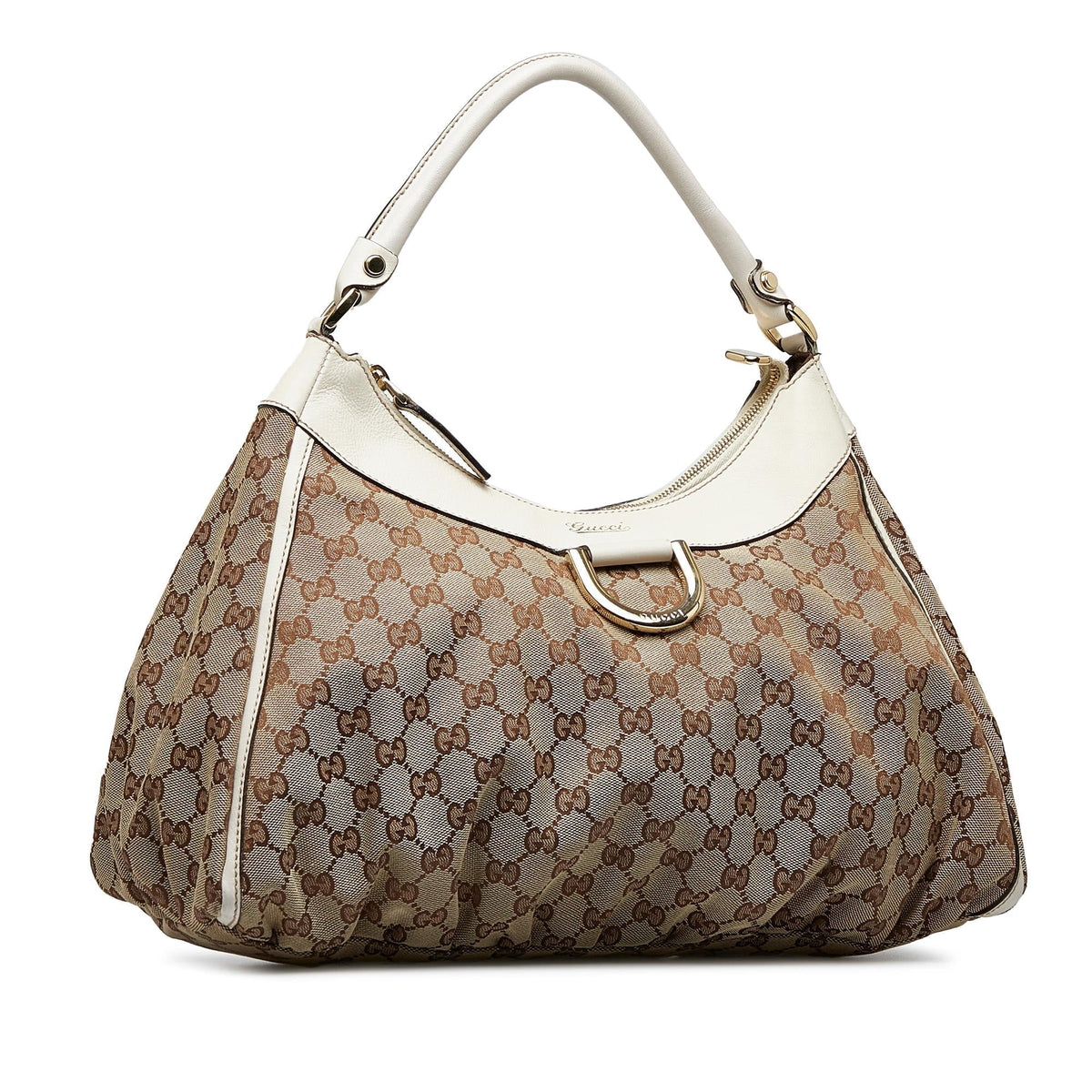 Gucci GG Canvas Abbey D-Ring Hobo (SHG-2f8JeY)
