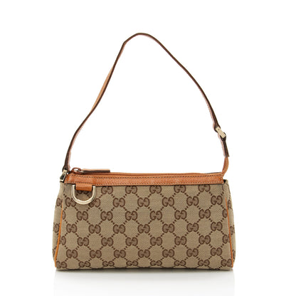 Gucci GG Canvas Abbey D Ring Pochette