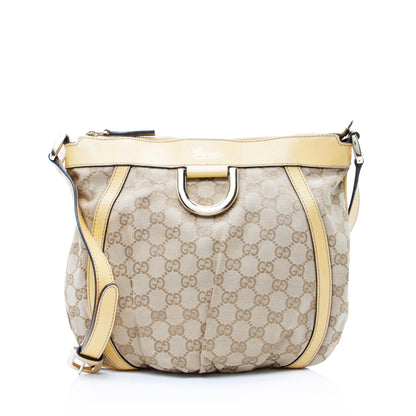 Gucci GG Canvas Abbey D Ring Small Crossbody (SHF-23048)
