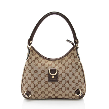 Gucci GG Canvas Abbey Medium Hobo