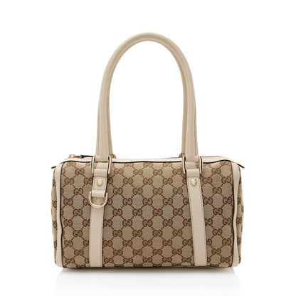 Gucci GG Canvas Abbey Small Boston Bag (SHF-9Sy7AQ)